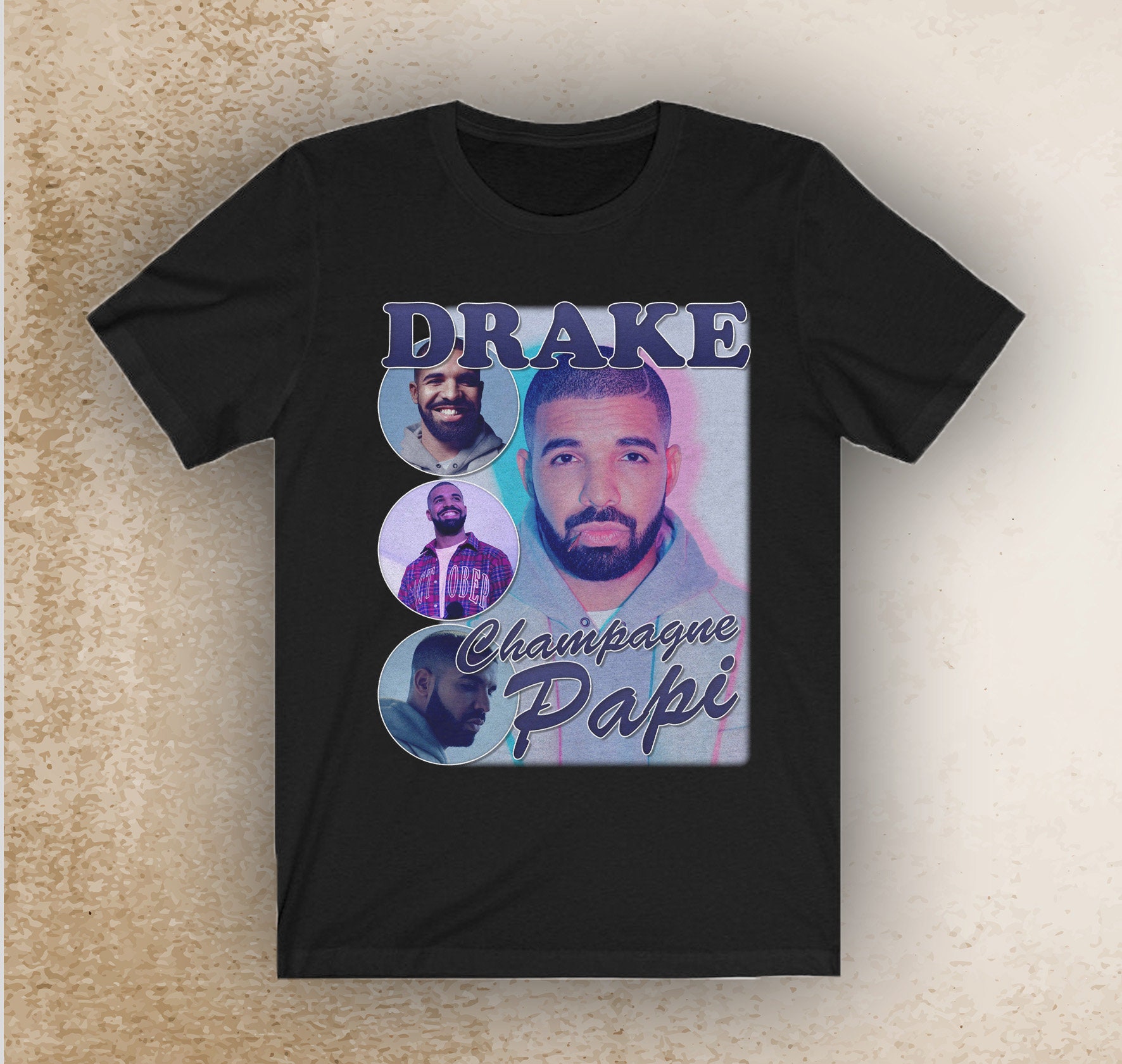 Drake Champagne Papi 90s Retro Vintage Rapper Retro T Shirt | Etsy