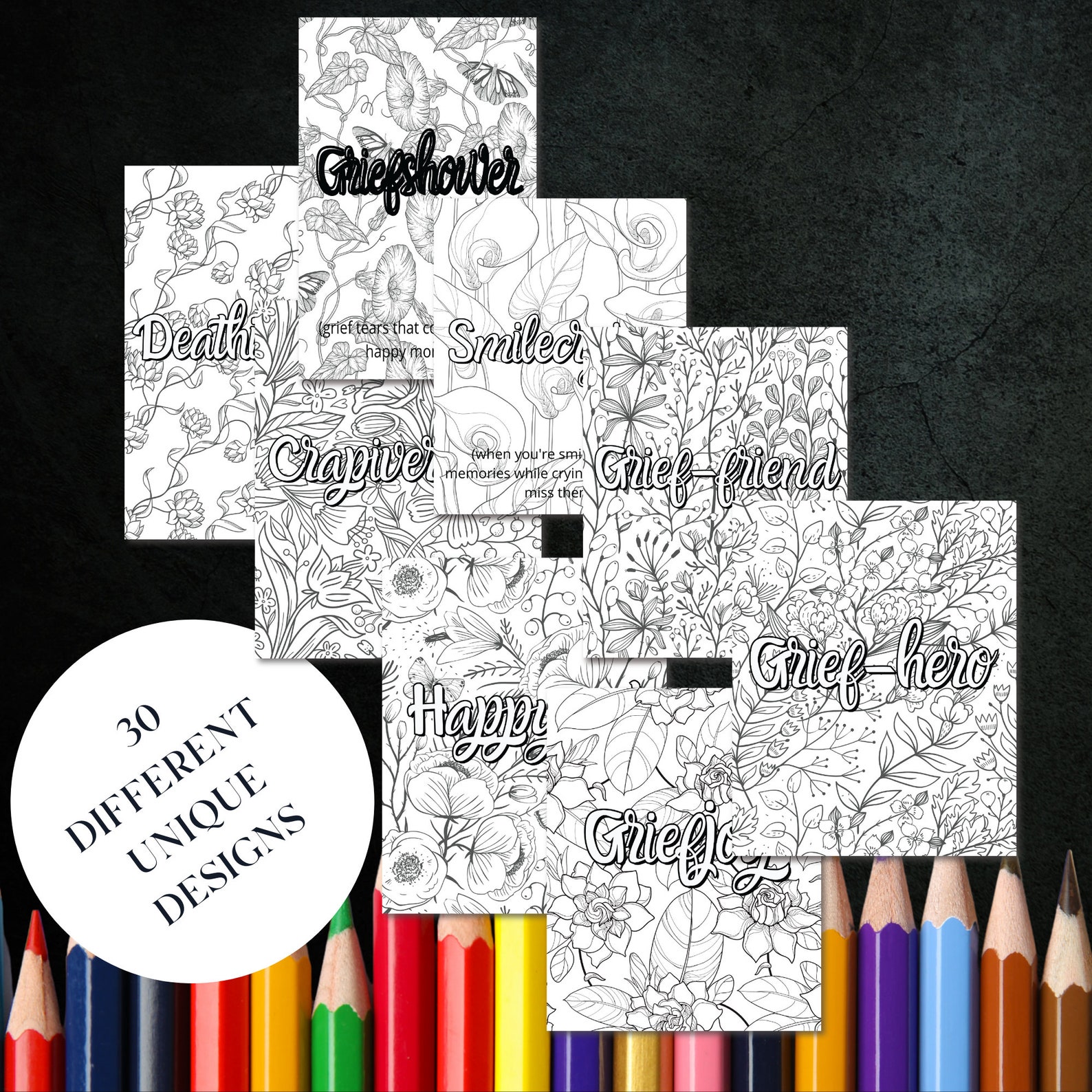 Download 30 Healing Adult Coloring Pages Flower Coloring Pages ...