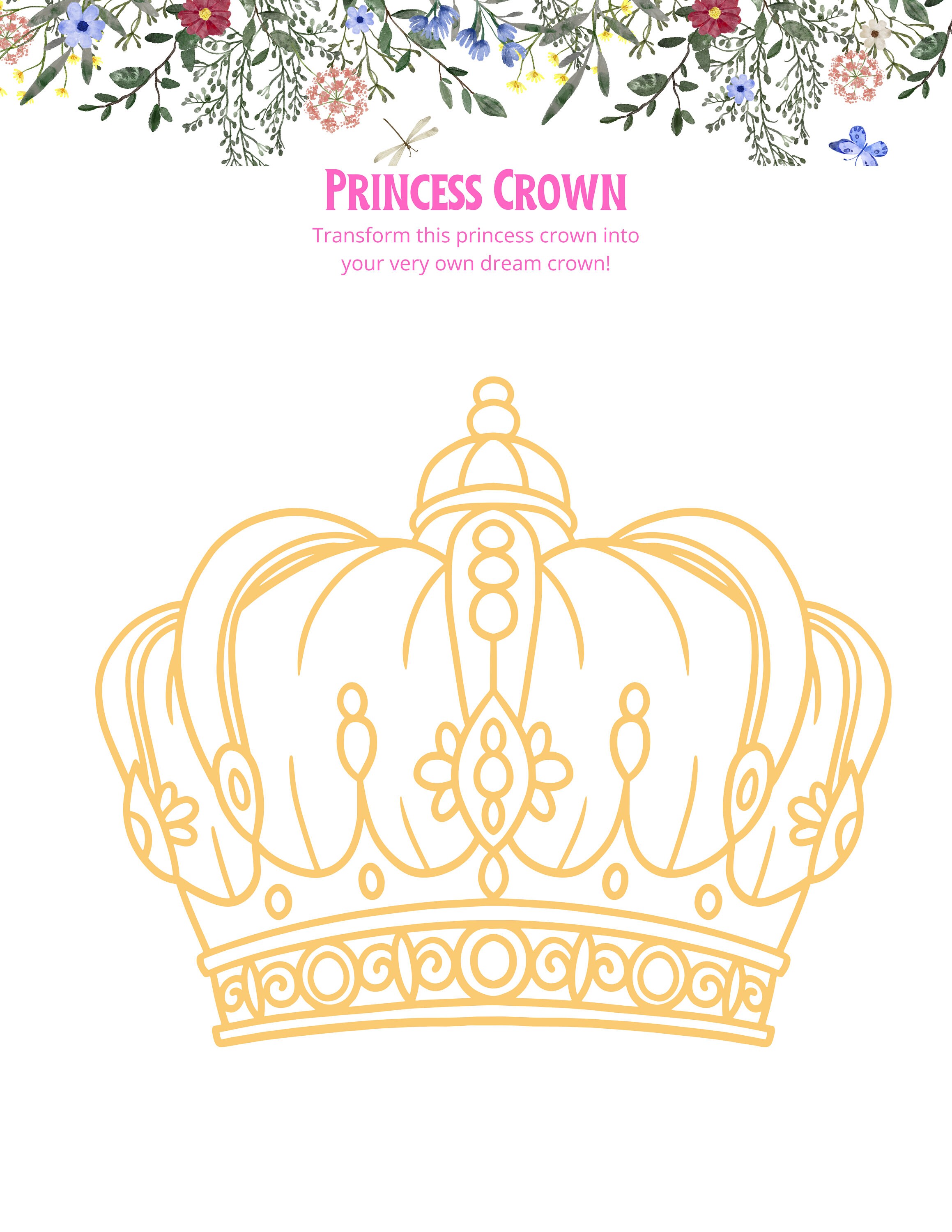 Princess Birthday Party - 8 Activities [instant Download] PDF PNG JPG ...