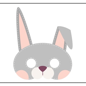 25 Printable Masks I Standard PDF I Instant Download I Animal Halloween ...