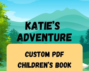 Custom Children's Book I Instant Download I Name I Forest Adventure