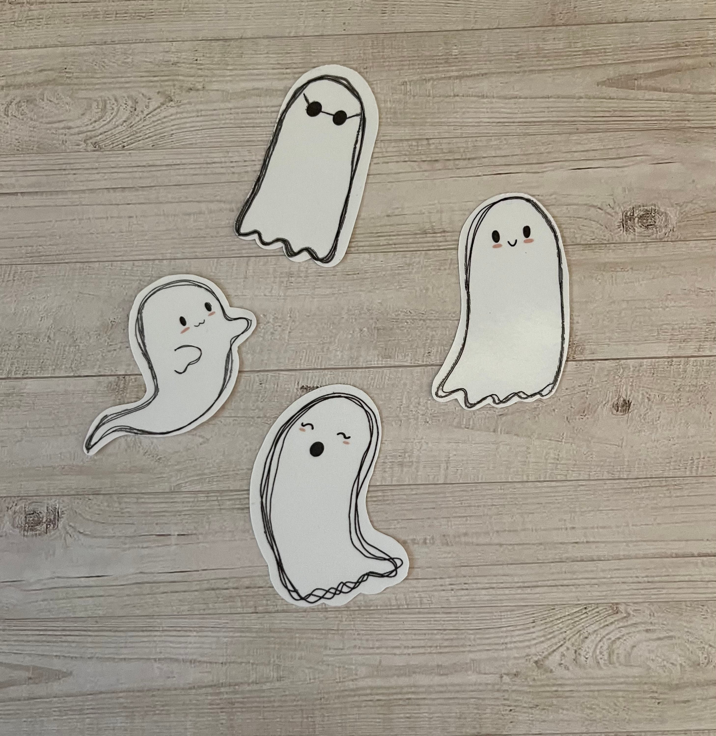 Shadow Ghost Sticker Mini Ghost Sticker Pack - Etsy