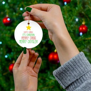Merry Chrysler X-Mas Tree Ornament