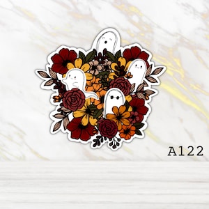 Ghost Floral Sticker