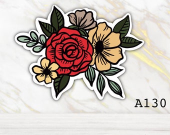 Traditional Floral Sticker