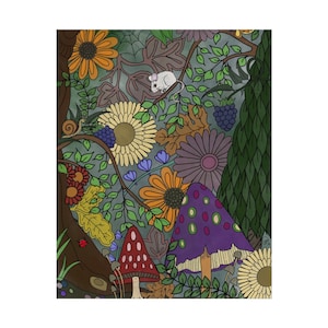 Whimsical Forest Print