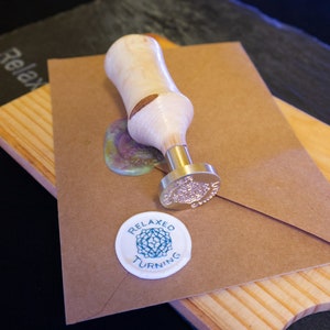 Sello de cera con logotipo personalizado, kits de manualidades, sello de cera con logotipo comercial, sello de cera con logotipo de marca, sello de latón, sello comercial personalizado, embalaje de marca