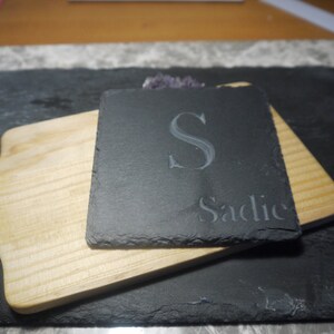 Personalised Name And drinking slate coasters | Any Name, Gift Ideas, Gifts for Him, Gifts for Her personalize