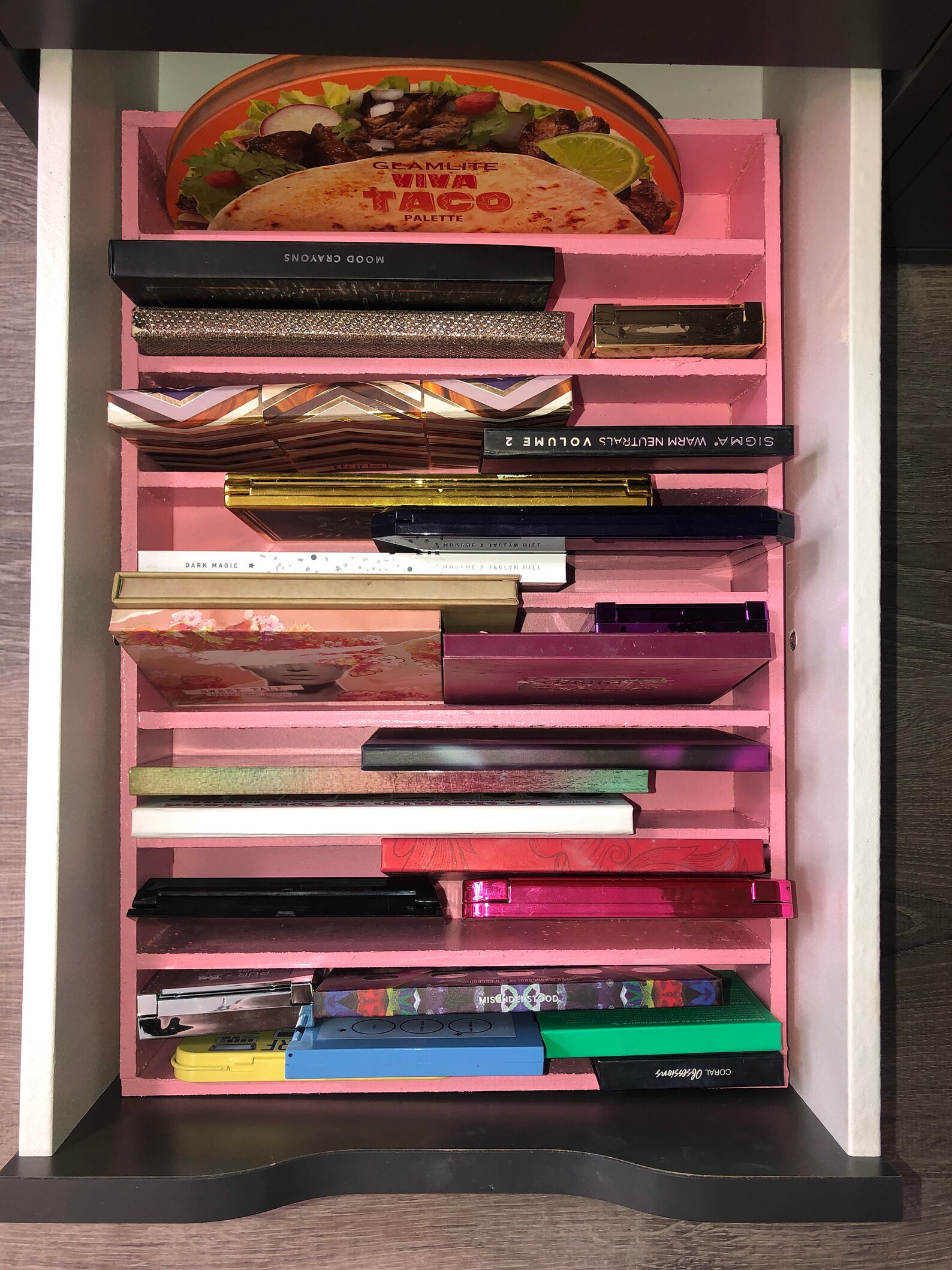 VL Vanity Palette Drawer Organizer Makeup Drawer Organizer Etsy