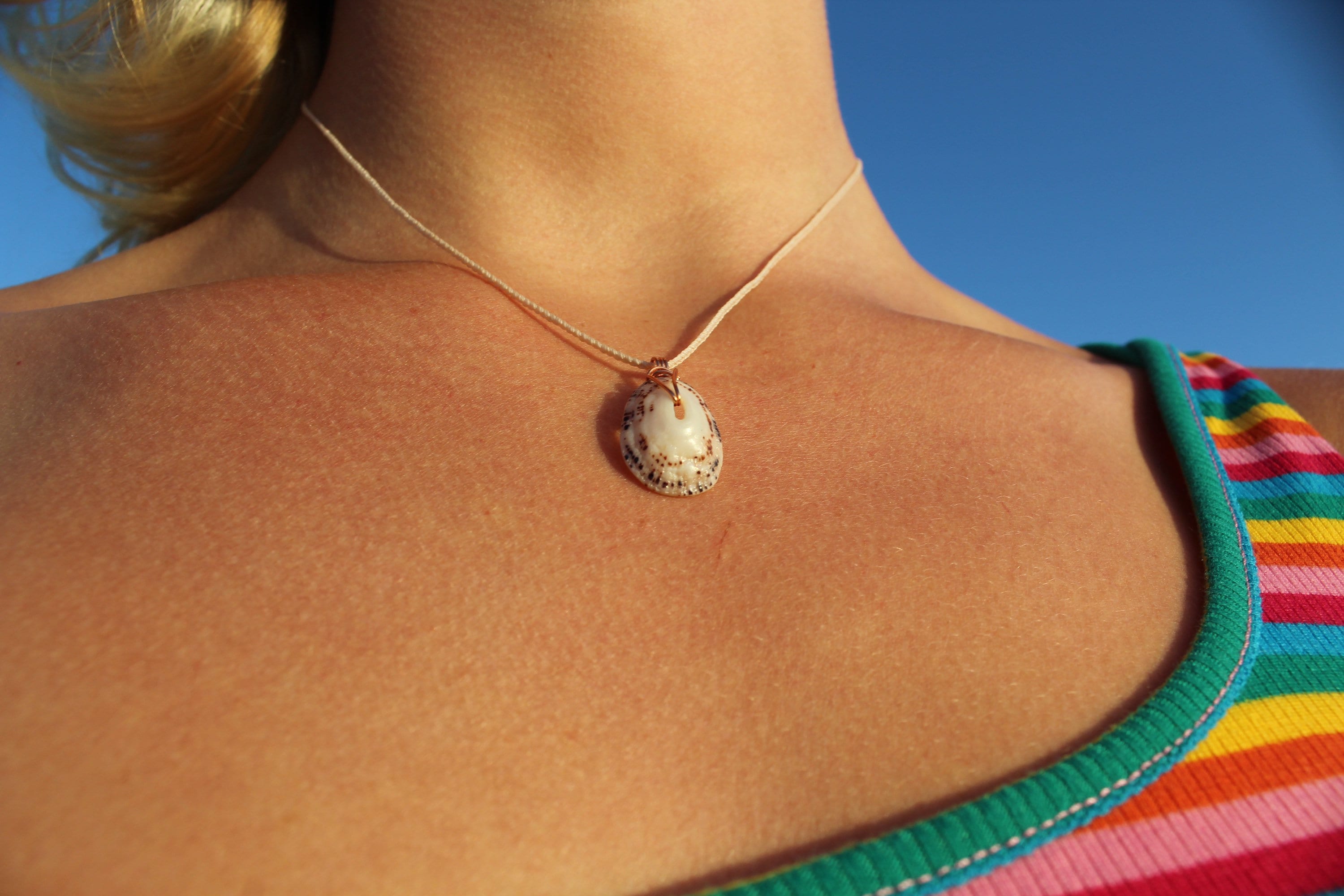 Shell necklace Etsy