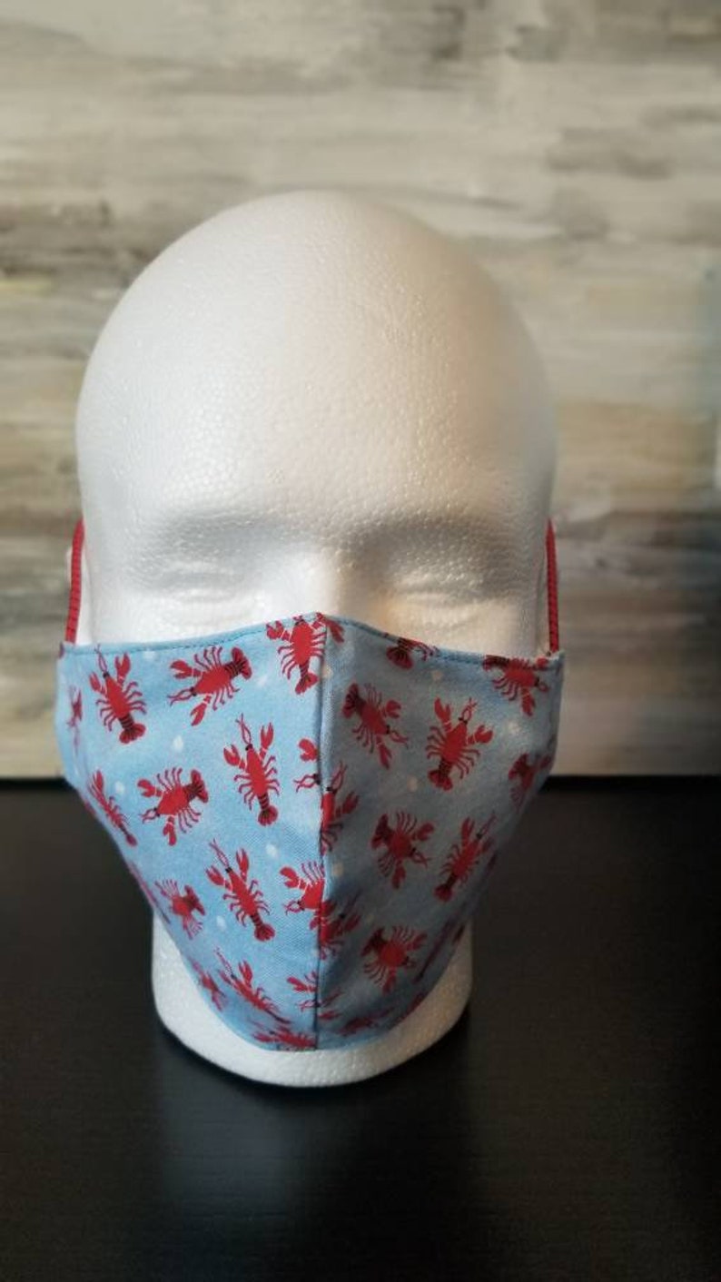 Over the head Face mask with filter pocket and nose bridge