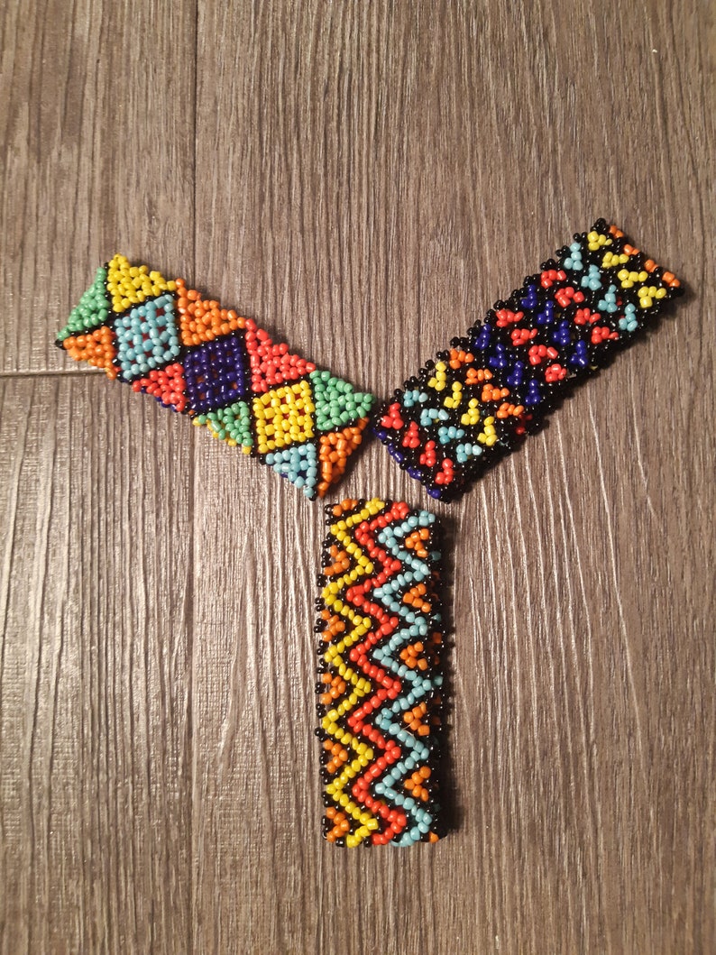Zulu Bracelets by 3 Handmade Hand Pearl African - Etsy UK