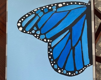 Schmetterling Acrylgemälde