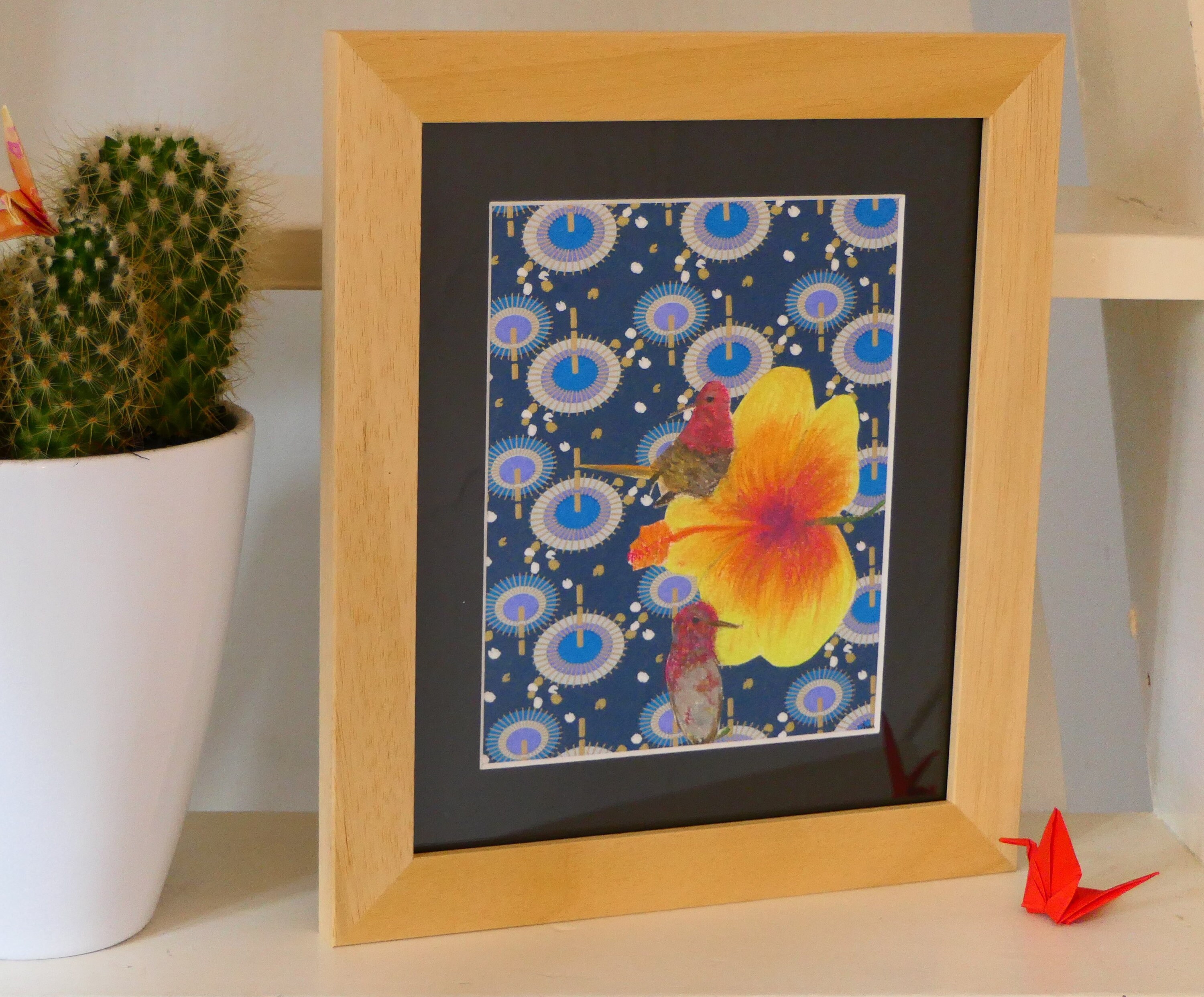 Tableau duo Colibris