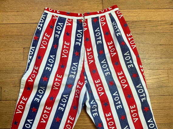 Vintage VOTE Stars + Stripes 1960's / 70's Hippie