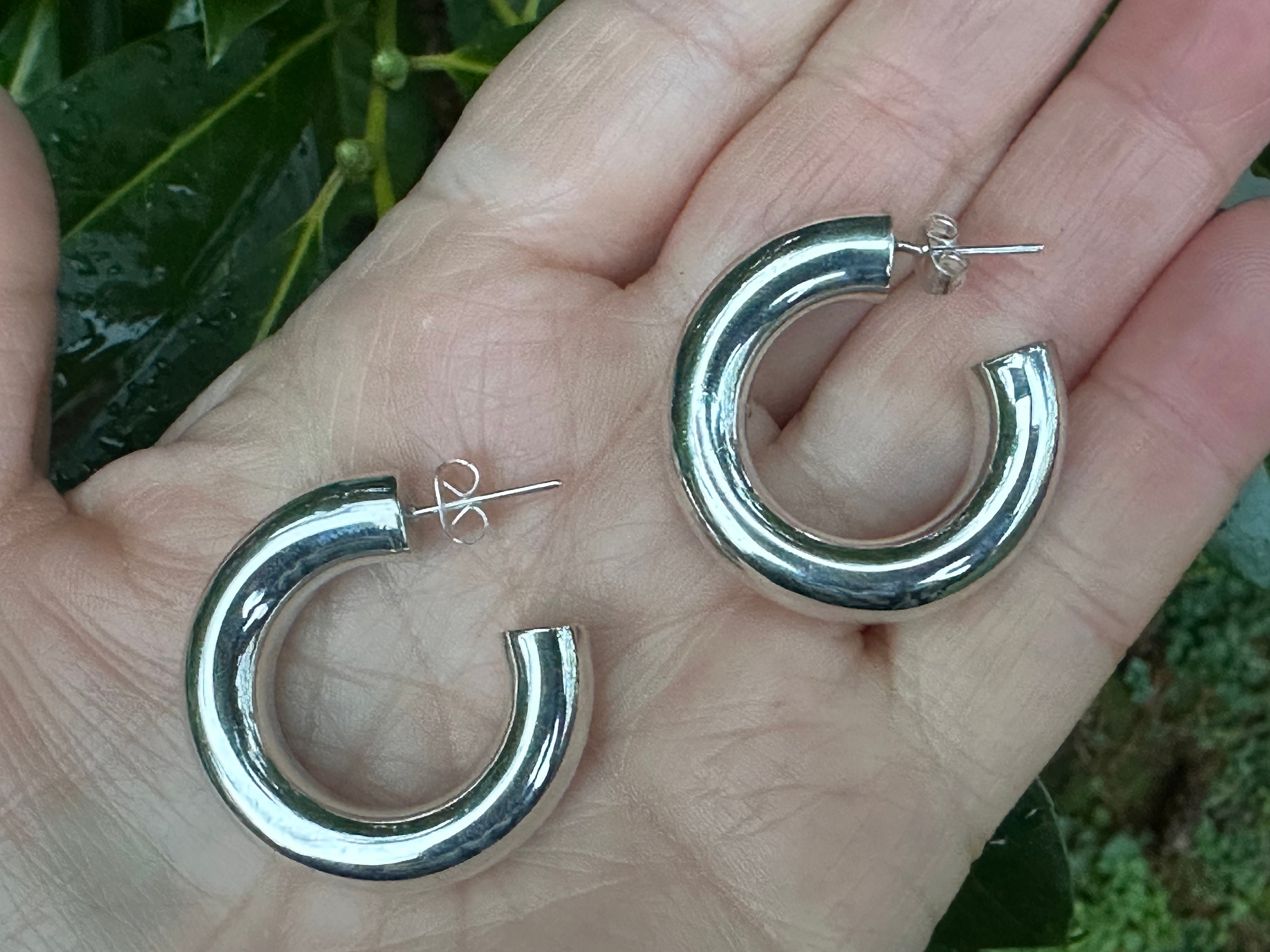 Vintage Small Hoop Mexican Earrings - Etsy Vintage Small Hoop Mexican Earrings - Etsy