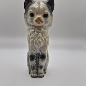 Big Eye Cat Figurine - Etsy