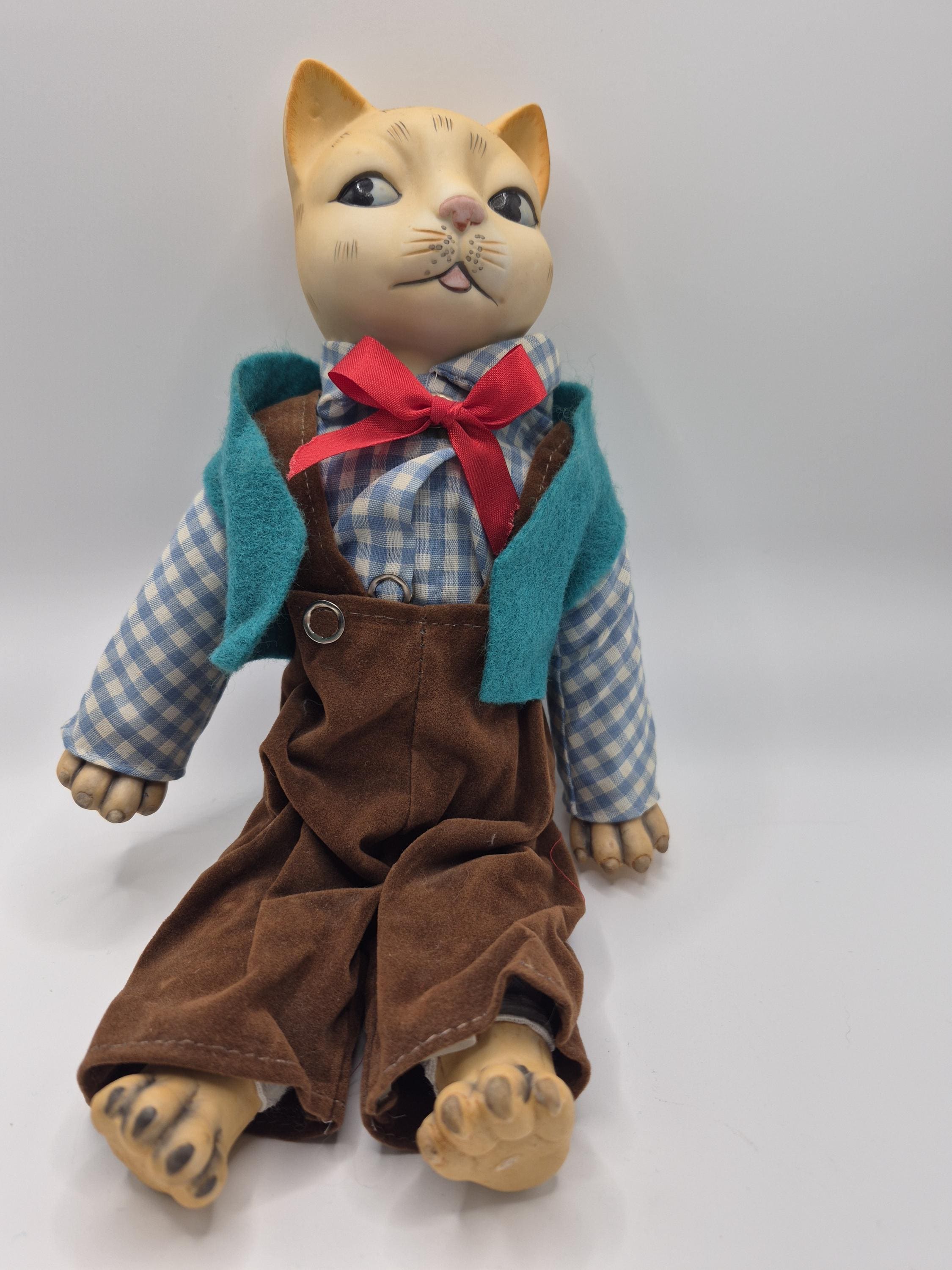 Anthropomorphic Cat Doll - Etsy