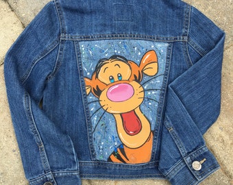 tigger denim jacket