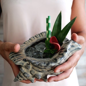 Tiki-Tasse Muschel - Blau