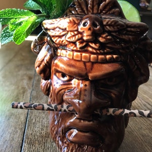 Witch doctor tiki mug image 2