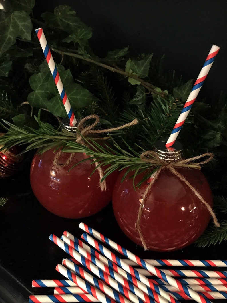 Christmas Bauble Cocktail Glass Gift Set Etsy