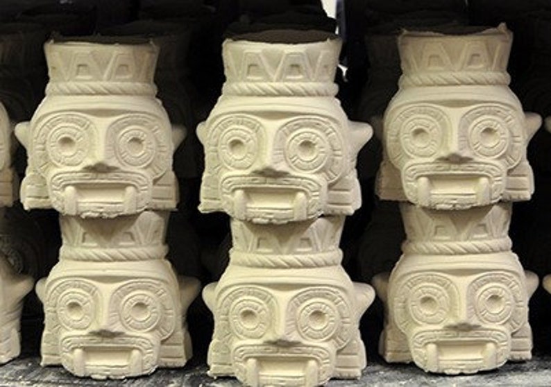 Aztec god ceramic tiki mug image 5