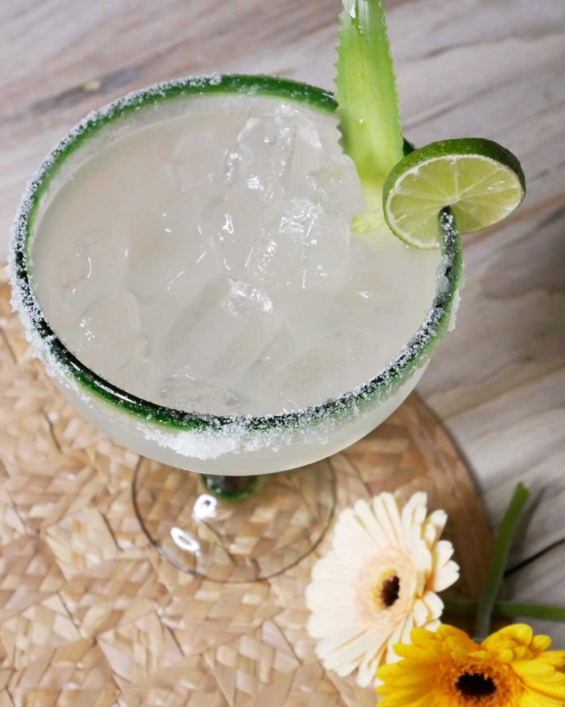 Cactus Margarita Cocktail Glass Etsy UK