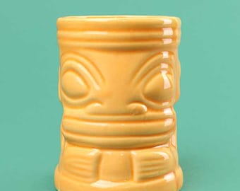Marqui Marq Tiki-Tasse - Orange | Polynesische Keramik Cocktailbecher