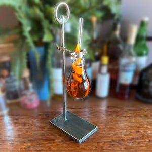 エジソン電球カクテルグラス＆スタンド（300ml）｜ユニークなドリンクウェア｜インダストリアルバーウェア｜キュリオシティカクテルコレクション