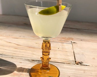 Tiki Daiquiri Cocktailglas: Tiki Totem Stem Barware