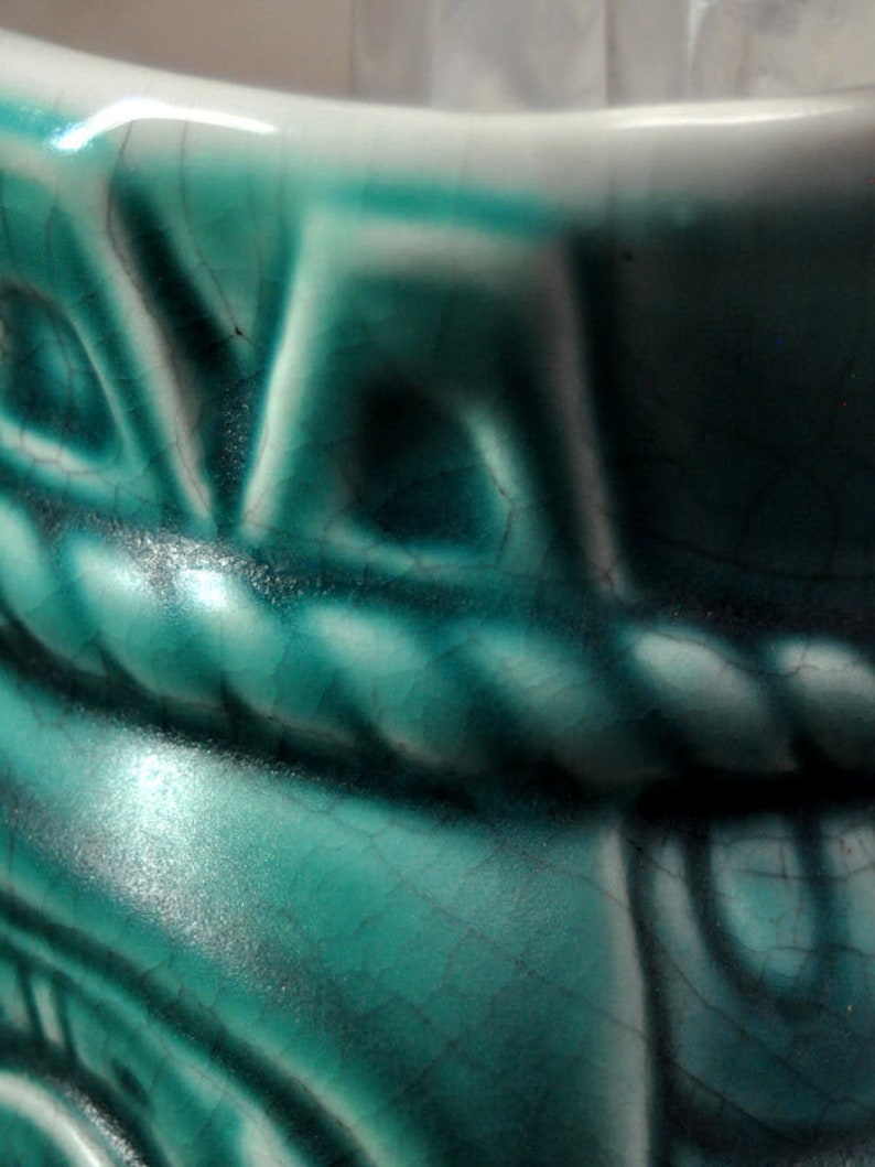 Aztec god ceramic tiki mug image 4