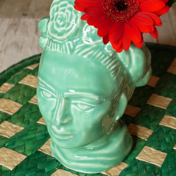 Frida Kahlo Handmade Cocktail Mug – Green - Etsy