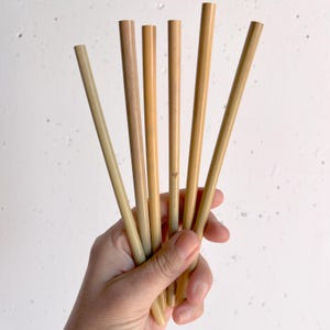 Bamboo Straw Pack, Eco Friendly Barware