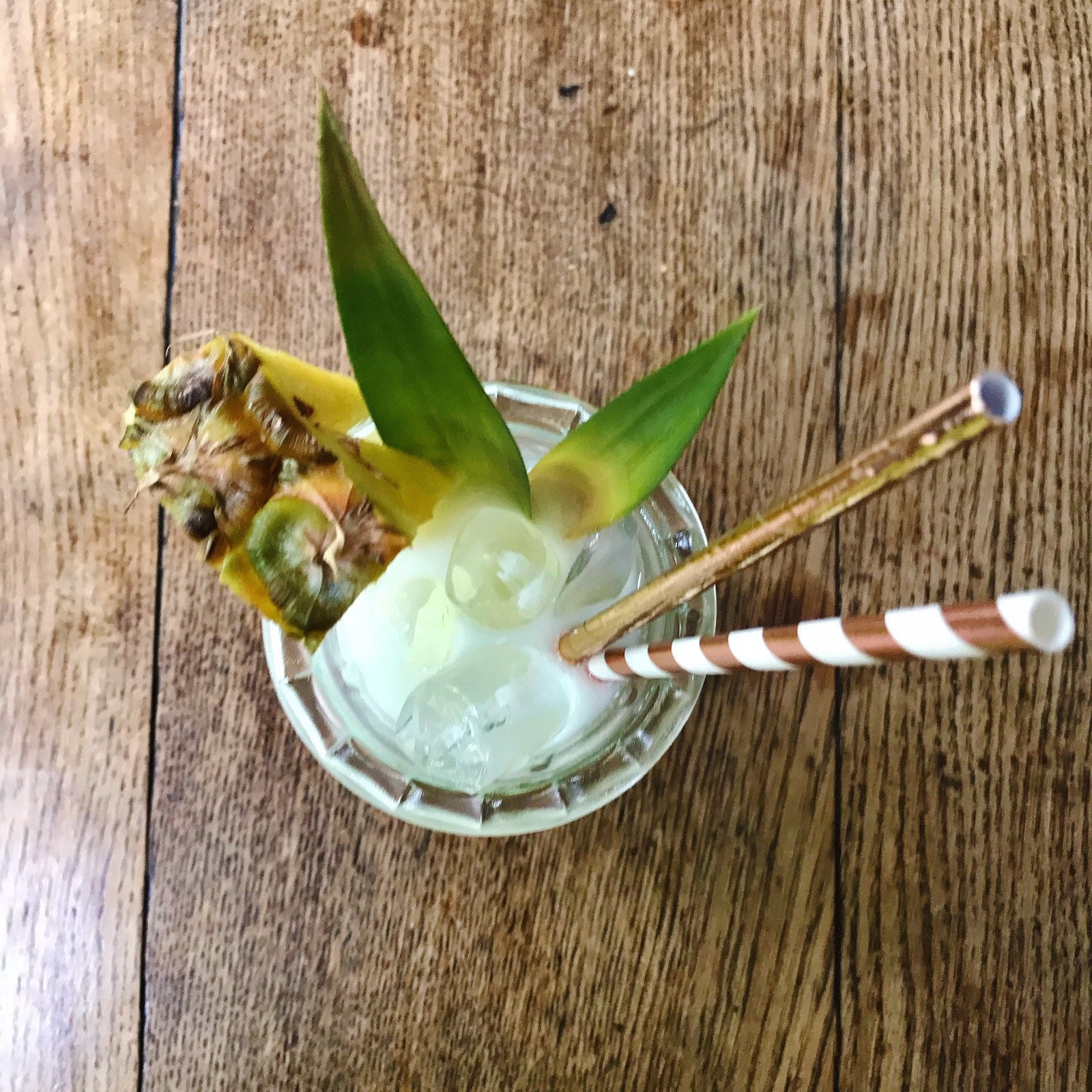 Pineapple Cocktail Glass Etsy