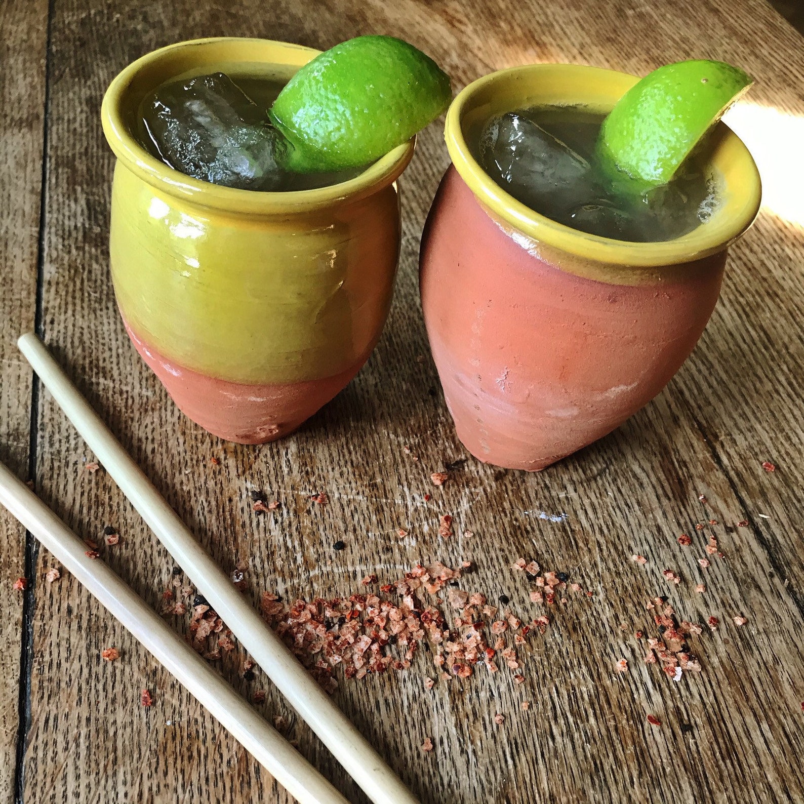 rose gold cocktail glasses