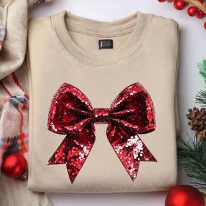 Coquette Sequins Christmas png, Coquette Bow png, Christmas Girly png, Glitter Bow png, Holiday png Merry xmas Retro Christmas png Disco