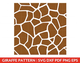 Giraffe print, Giraffe stripes pattern, Animal print, Instant download, Cricut, Silhouette, Cut file, svg, dxf, png, pdf, eps
