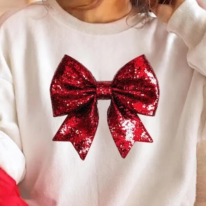 Coquette Christmas png, Coquette Sequins Bow png, Christmas Girly png, Glitter Bow png, Holiday png Merry xmas Retro Christmas png Disco