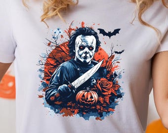 Horror Movie PNG, Scary Movie PNG, Halloween Character Designs, Instant Download, Retro Halloween Movie Characters, Sublimation Designs