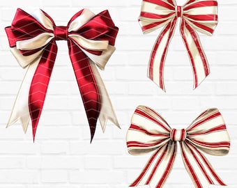 Vintage Christmas Bow PNG, Coquette Design, Christmas Sublimation, Coquette Christmas Bow PNG Bundle, Holiday Sublimation Design,Retro Xmas