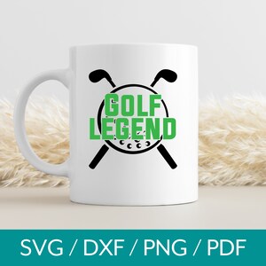 Golf Svg, Golf Legend Design, Golfing Svg File, Golf Shirt Design, Funny Golf Cut Files, Golf Swing Sayings Png for Cricut & Silhouette