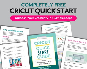 Free Cricut Quick Start Ebook| Cheat sheet to Cricut Maker, Cricut Explore, Cricut Joy | Cricut for Beginners Ebook | Instant Download