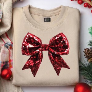 Coquette Christmas png, Coquette Sequins Bow png, Christmas Girly png, Glitter Bow png, Holiday png Merry xmas Retro Christmas png Disco