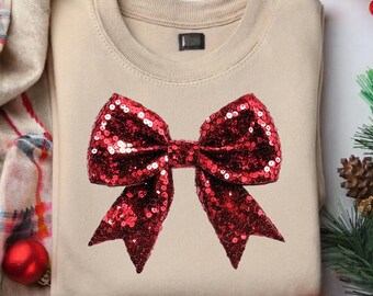 Coquette Christmas png, Coquette Sequins Bow png, Christmas Girly png, Glitter Bow png, Holiday png Merry xmas Retro Christmas png Disco