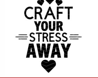 Crea il tuo SVG antistress, citazione di un artigiano in formato SVG, divertenti detti creativi per l'artigianato, clipart per magliette, file di taglio per Cricut e Silhouette Designs