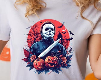 Película de terror PNG, Película de miedo PNG, Diseños de personajes de Halloween, Michael Myers PNG, Personajes de películas retro de Halloween, Diseños de sublimación
