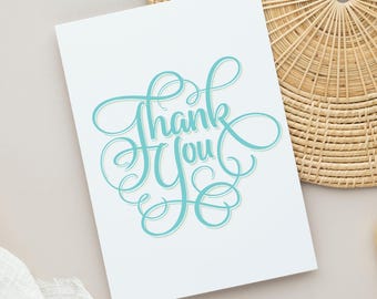 Thank You SVG, Thank You Sign Clipart, Wedding Thank You SVG, Thank You Card, Thankful Printable Stickers, Cut File Cricut Silhouette