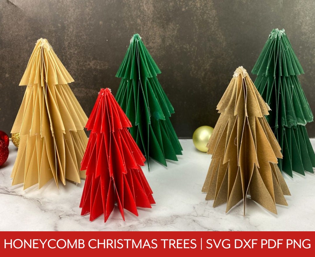 Christmas Tree Svg Paper Christmas Tree Svg 3D Tree Template