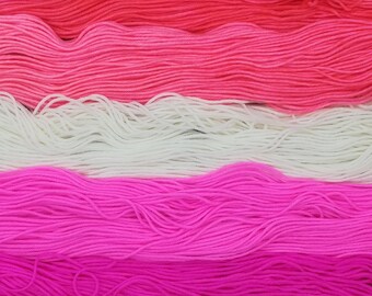 WLWool Pride set - mini skein - Hand dyed yarn - DK - Double knit - Merino Wool - 100% wool - natural fiber - Flags - Rainbow - lgbtq